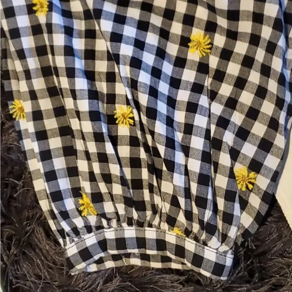 Old Navy Black White Gingham Daisy
Floral Midi Swing Dress Size XXL Tall - Picture 7 of 11